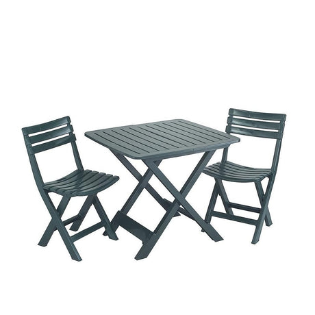 IPAE Folding Camping Garden Furniture Set 3 Piece