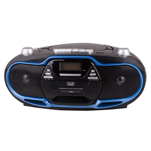 Trevi Boombox Cd / Cassette USB Player - Blue | 031088