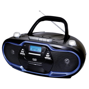 Trevi Boombox Cd / Cassette USB Player - Blue | 031088