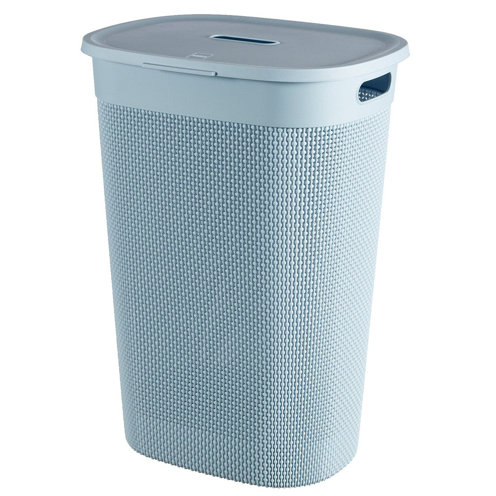 Curver Filo Laundry Hamper Recycled 55 Litre - Stone Blue | CUR118778