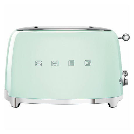 Smeg 50's Retro Style Aesthetic 2 Slice Toaster - Pastel Green | TSF01PGUK