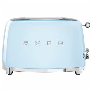 Smeg 50's Retro Style Aesthetic 2 Slice Toaster - Pastel Blue | TSF01PBUK