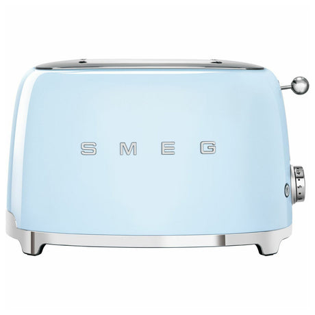 Smeg 50's Retro Style Aesthetic 2 Slice Toaster - Pastel Blue | TSF01PBUK