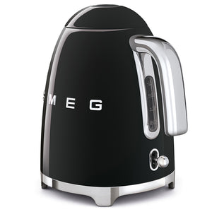 Smeg 1.7 Litre 50's Style Kettle - Black | KLF03BLUK