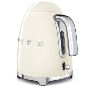 Smeg 1.7 Litre 50's Style Kettle - Cream | KLF03CRUK