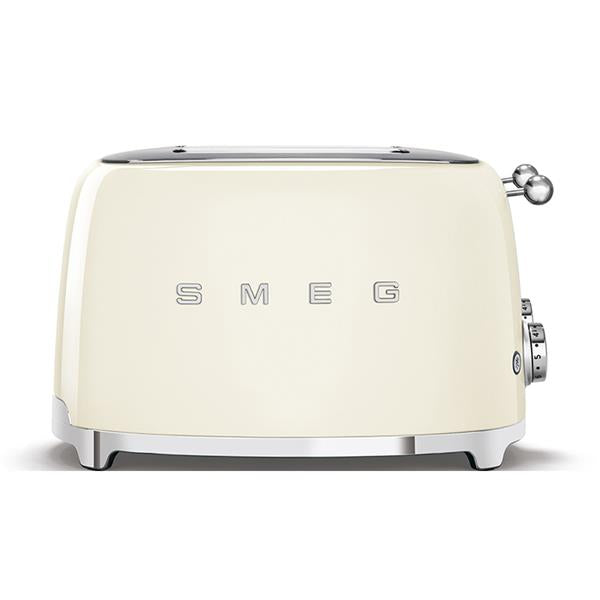 SMEG 50's Retro Style 4 Slice Toaster - Cream | TSF03CRUK