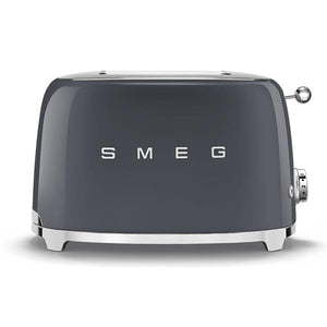 Smeg 50's Retro Style Aesthetic 2 Slice Toaster - Slate Grey | TSF01GRUK