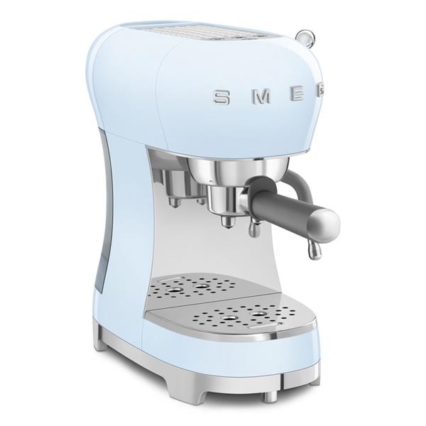 Smeg 50S Espresso Pump Coffee Machine - Blue | ECF02PBUK