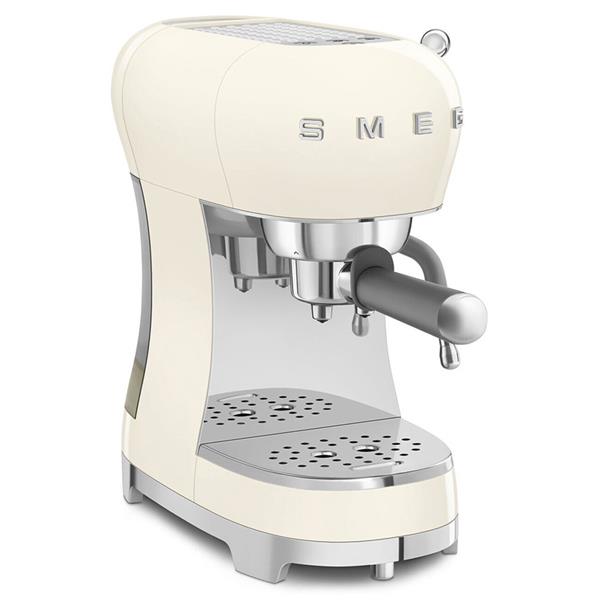 Smeg 50s Espresso Pump Coffee Machine - Cream | ECF02CRUK