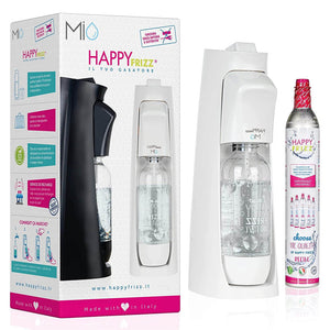 Happy Frizz Mio Sparkling Water Maker with Gas and Bottle - White | MIO00