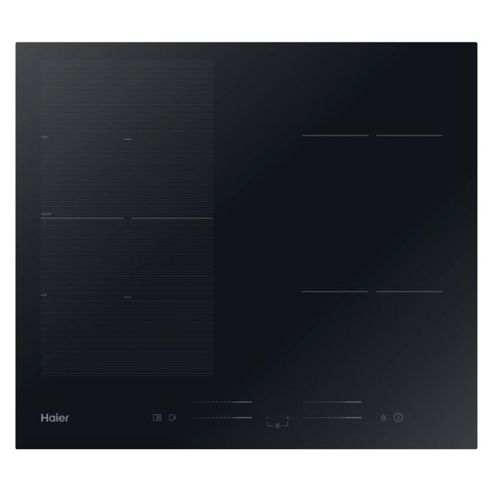 Haier Series 4 60cm 4 Zone Electric Ceramic Hob With Touch Control - Black | HAFRSJ64MC