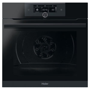 Haier I-Turn Series 6 70 Litre Built-In Electric Single Oven - Black | HWO60SM6F8BH
