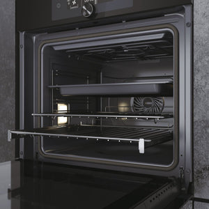 Haier I-Turn Series 6 70 Litre Built-In Electric Single Oven - Black | HWO60SM6F8BH