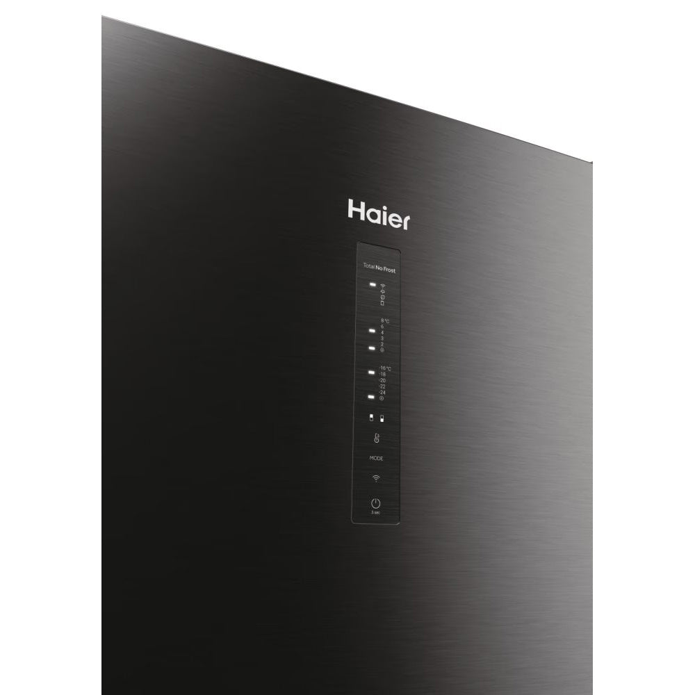 Haier Series 3 185cm 60/40 Fridge Freezer - Platinum Inox | HDW3618DNPD(UK)