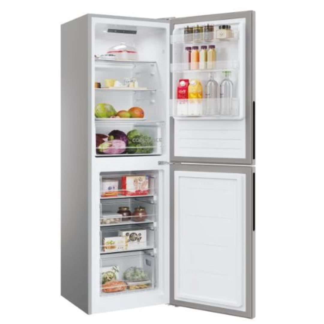 Hoover 176cm 50/50 Low Frost Fridge Freezer - Silver | HVT3CLECKIHS-1