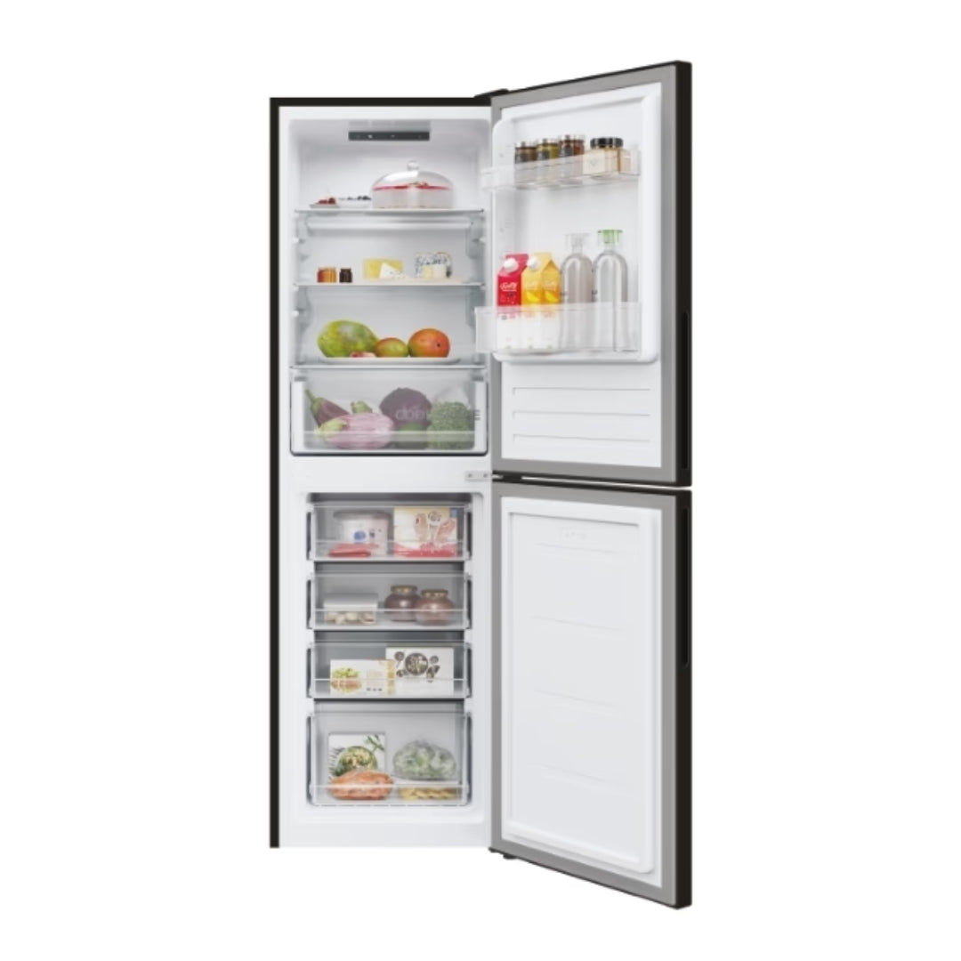 Hoover H-Fridge 300 176cm 50/50 Fridge Freezer - Black | HVT3CLECKIHB