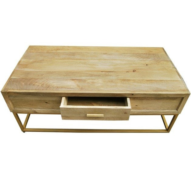 Macquillan Ravi 1 Drawer Coffee Table - French Grey Finish | MQFN322