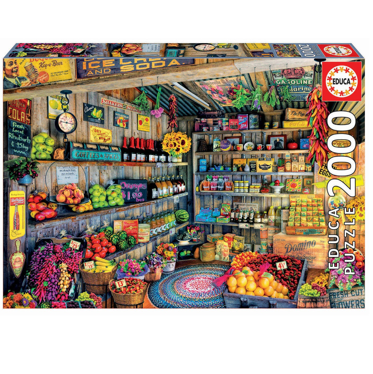 Educa The Farmers Market Jigsaw Puzzle 2000 Piece