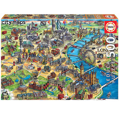 Educa London Map Jigsaw Puzzle 500 Piece