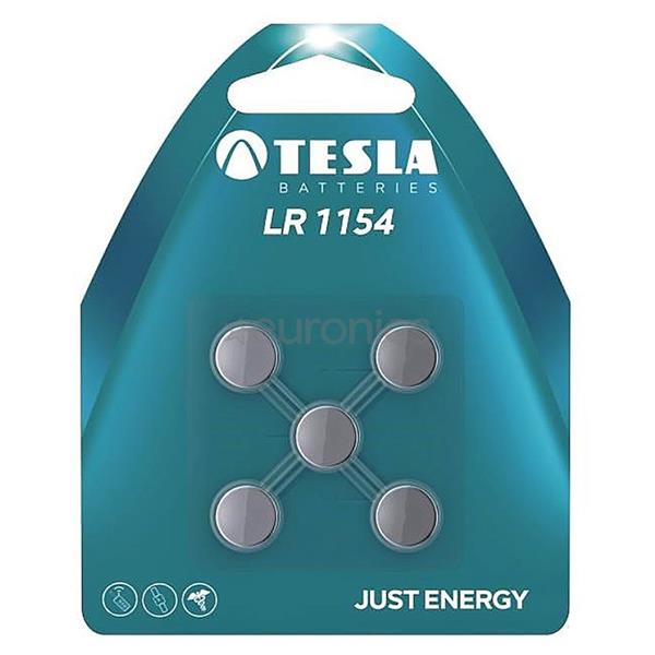 Tesla Battery LR1154 LR44 AG13 Alkaline 5 Pack | 149-TESLA_LR_1154