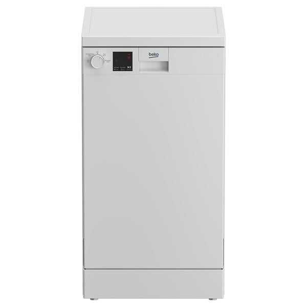 Beko 45cm Freestanding Slimline Dishwasher - White | DVS04X20W
