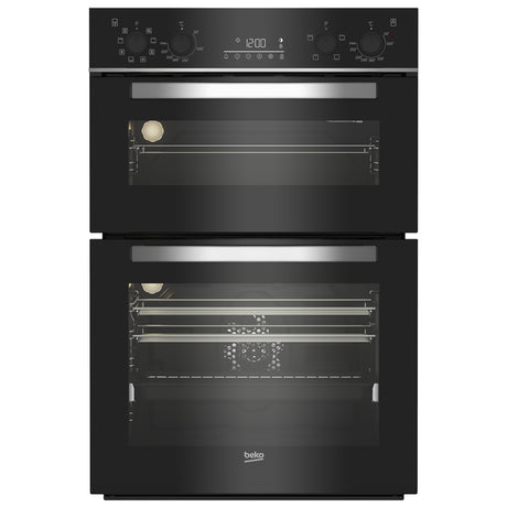 Beko Multi-function Built-In Double Oven with RecycledNet | BBDM243BOC