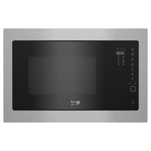 Beko 25 Litre Built In Microwave Grill - Stainless Steel / Black | BMGB25332BG