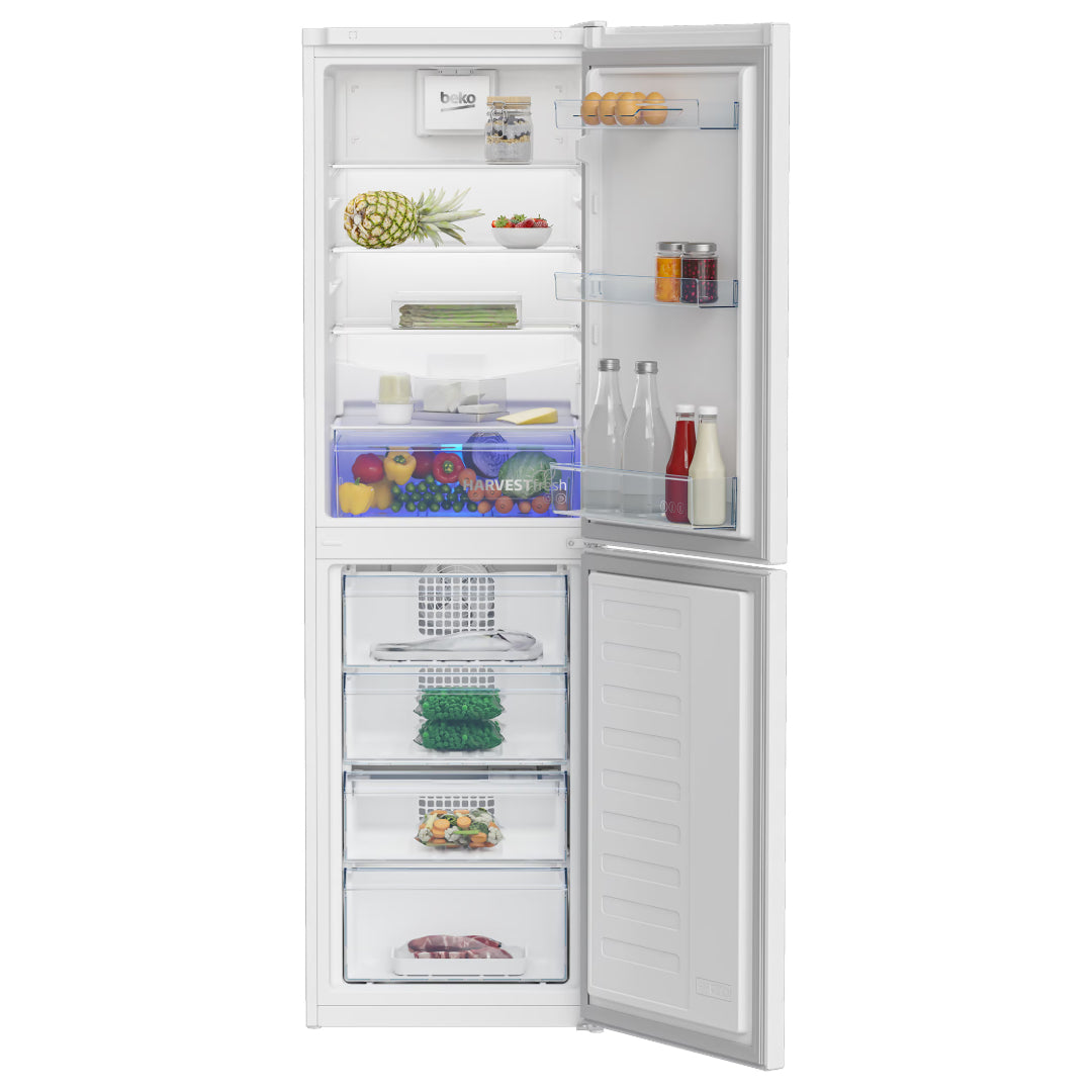 BEKO Pro HarvestFresh 182.4cm 50/50 Fridge Freezer - White | CNG4582VW