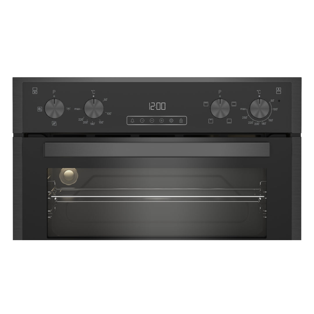 Blomberg Built In Electric Double Oven - Graphite | RODN9202DX