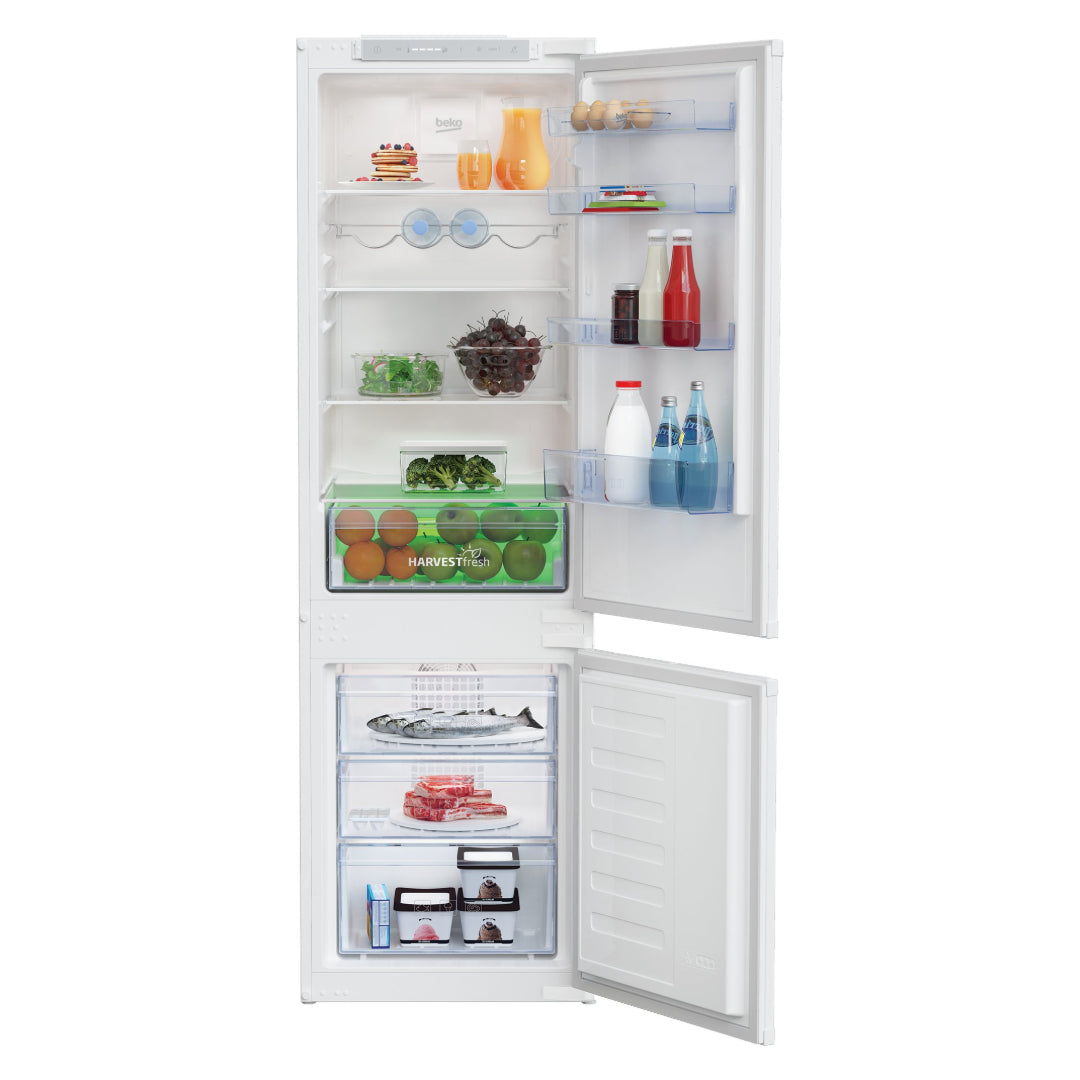 Beko 70/30 Frost Free Integrated Fridge Freezer with Harvest Fresh | BCFD4V73