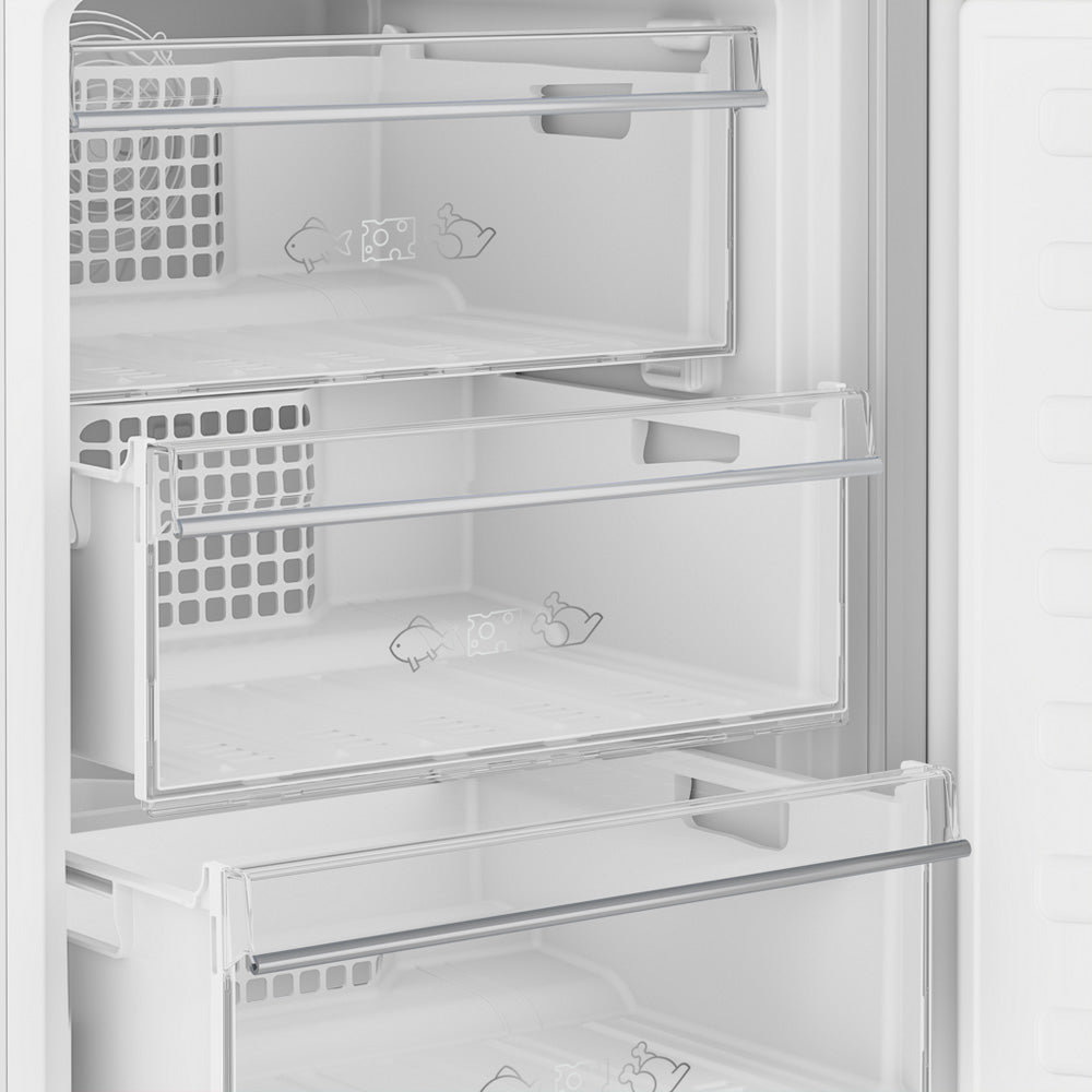 Blomberg 182.4CM 50/50 Frost Free Combi Fridge Freezer - White | KGM4524