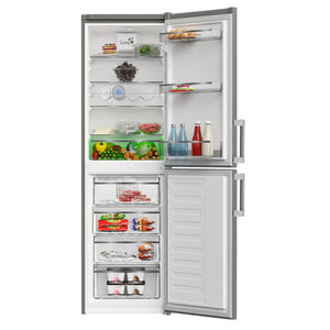 Blomberg 182.4cm 50/50 Frost Free Fridge Freezer - Metallic | KGM4574VPS