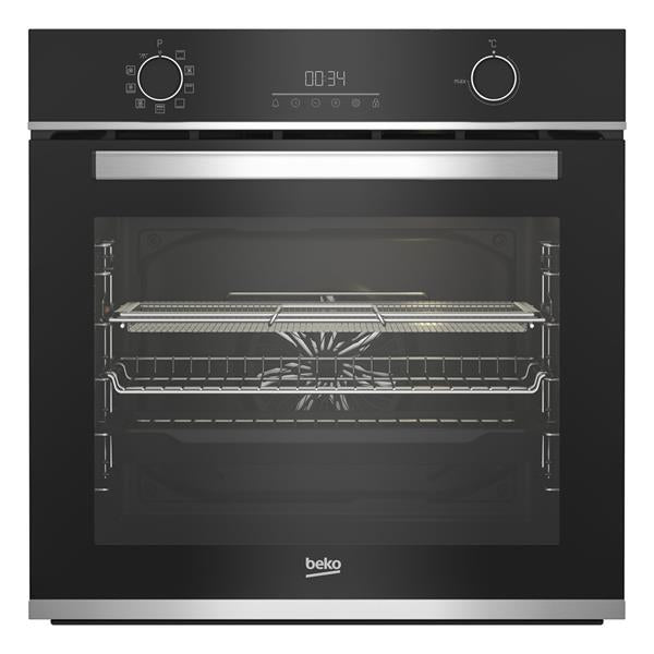 Beko AeroPerfect AirFry Electric Pyrolytic Built In Single Oven - Stainless Steel | BBIMA13301XMP