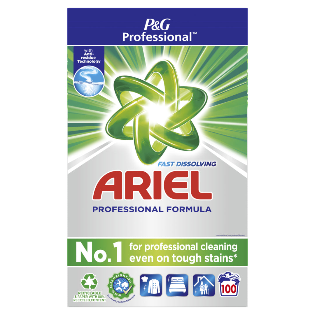 Ariel Professional Washing Powder Detergent Regular 100 Wash 6kg