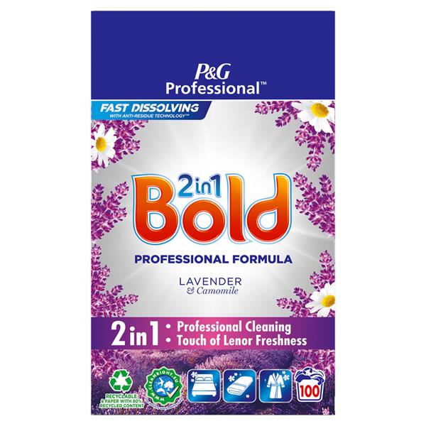 Bold Lavender & Camomile Washing Powder 6.5kg 100 Wash 2 in 1