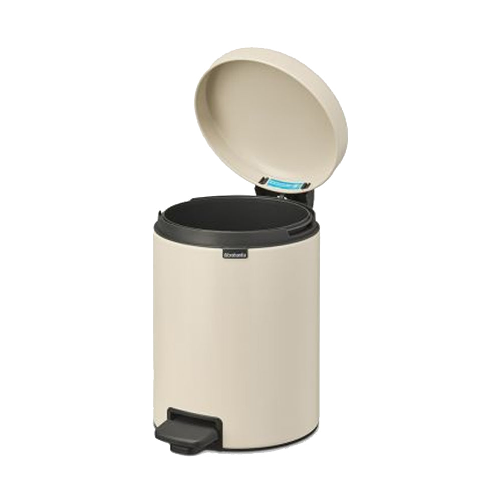 Brabantia 3 Litre New Icon Pedal Bin - Soft Beige | 149887