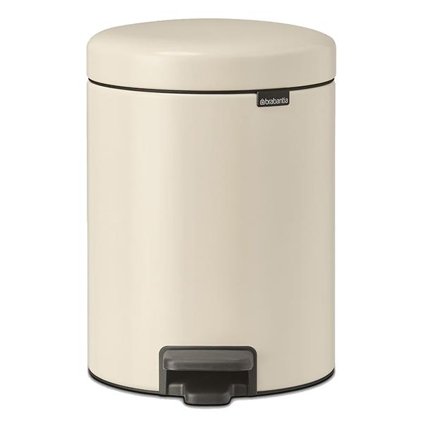 Brabantia 3 Litre New Icon Pedal Bin - Soft Beige | 149887