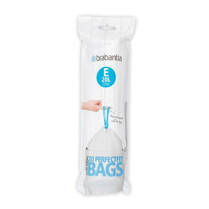 Brabantia E 20 Litre Extra Strong Bin Bags 20 Pack | 245329