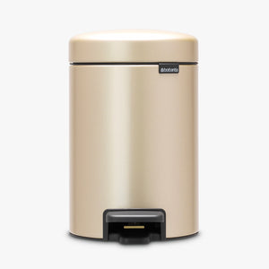 Brabantia 3 Litre New Icon Pedal Bin - Champagne | 30440