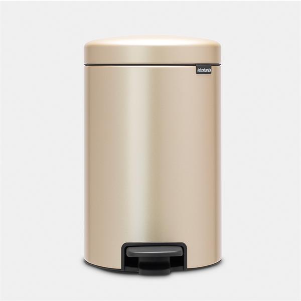 Brabantia 12 Litre New Icon Pedal Bin - Champagne | 30444