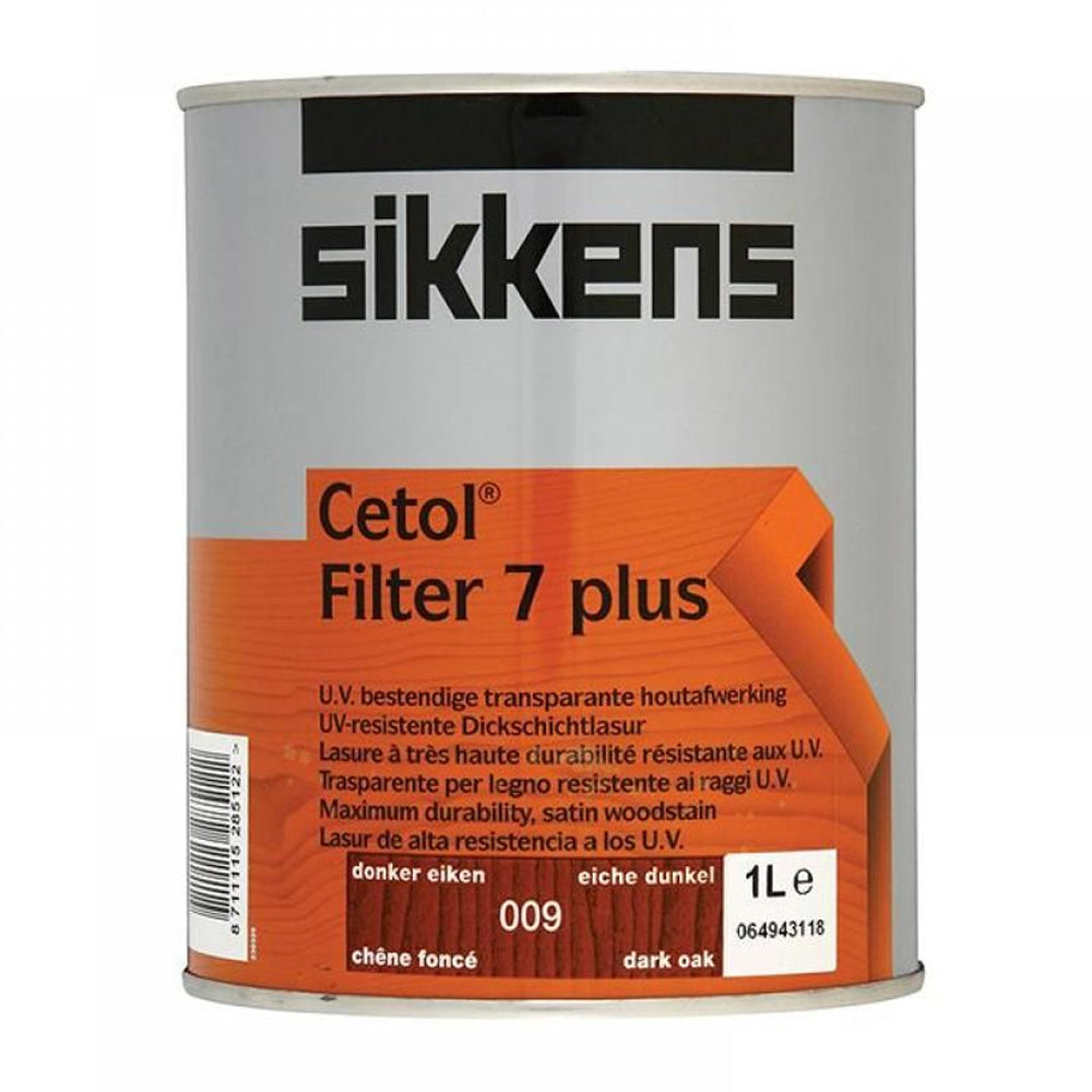 Sikkens Cetol Filter 7 Plus 1 Litre - Dark Oak | 5085906