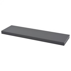 Duraline High Gloss Floating Shelving 80cm x 23.5cm - Grey | B1171717