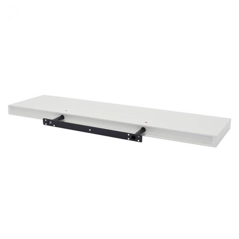 Duraline High Gloss Floating Shelving 80cm x 23.5cm - White | B1171744