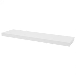 Duraline High Gloss Floating Shelving 60cm x 23.5cm - White | B1171745