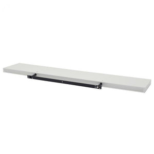 Duraline High Gloss Floating Shelving 118cm x 23.5cm - White | B1171746