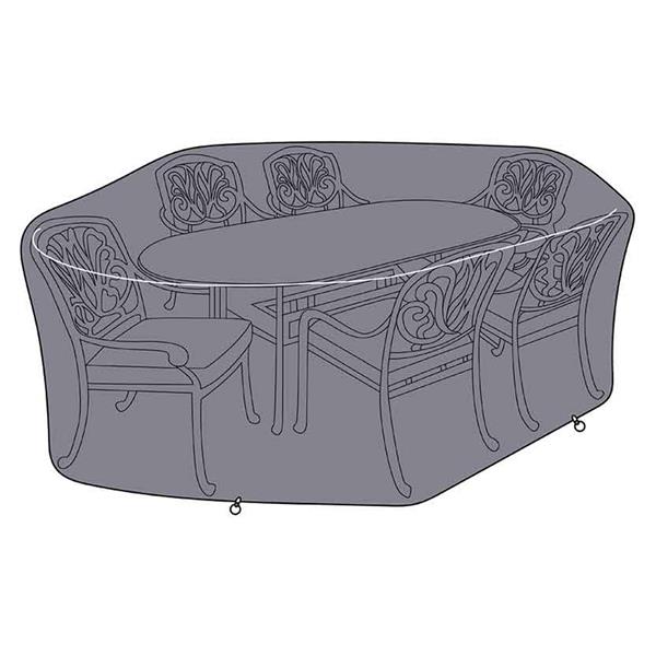Hartman Cover for 6 Seat Rectangular or Oval Dining Garden Furniture Set | 241532