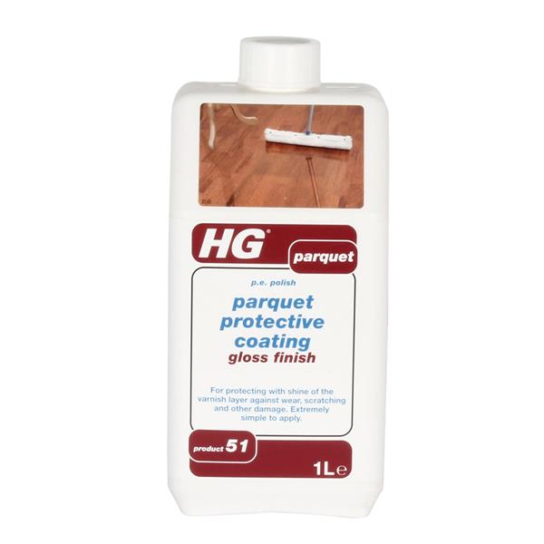HG Parquet Protective Coating Polish 1 Litre - Gloss Finish | HAG150Z