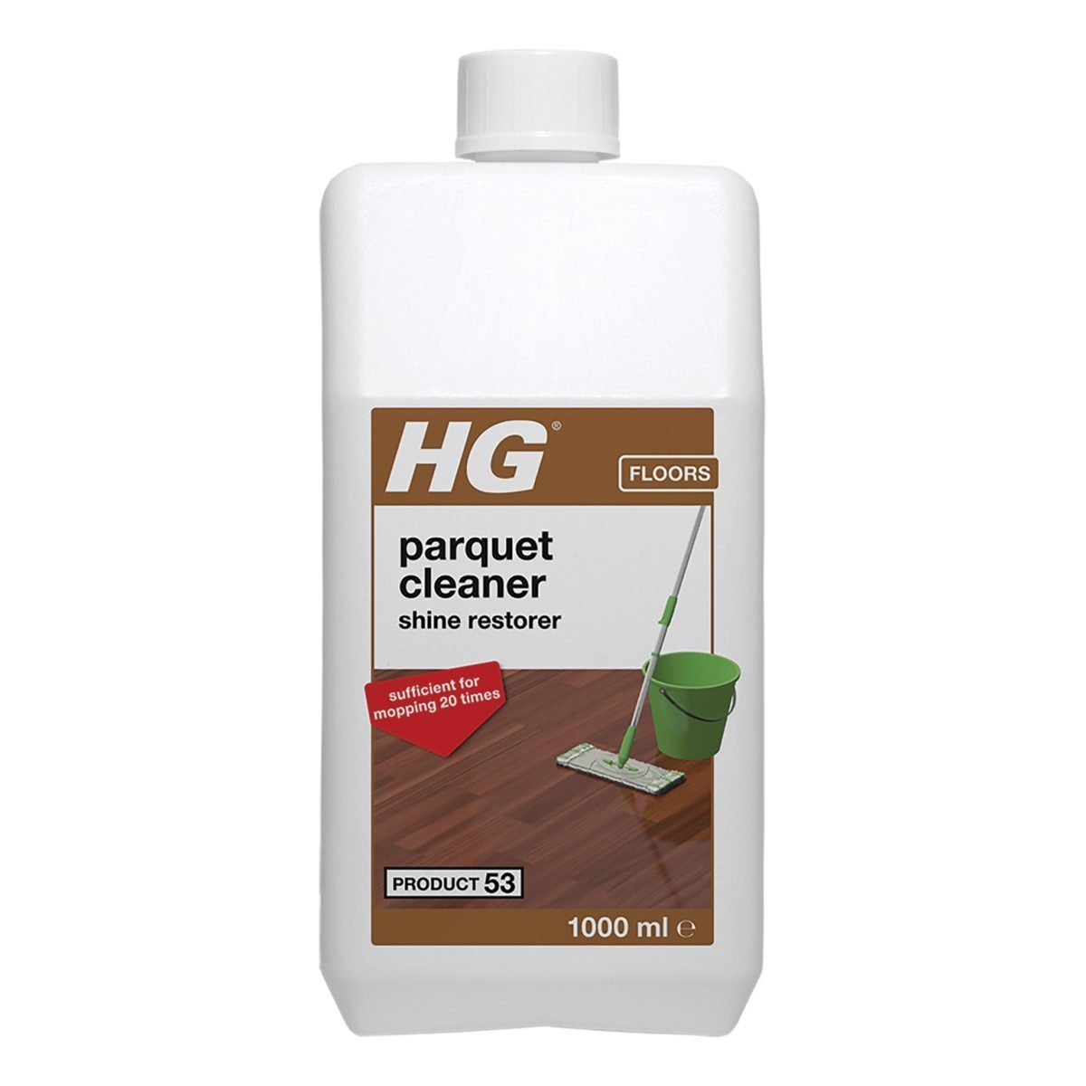 HG Parquet Gloss Cleaner (Wash & Shine) 1 Litre | HAG218Z