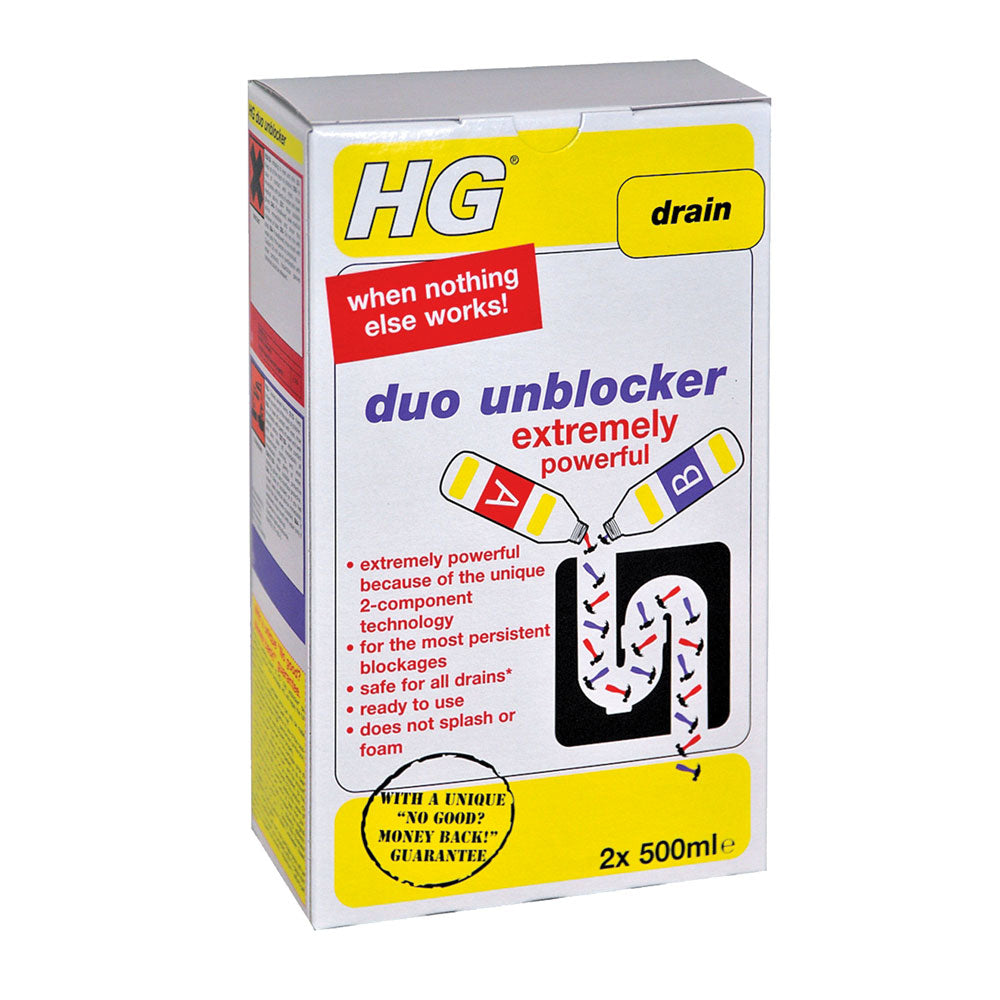HG Duo Powerful Drain Cleaner (2 x 500ml) | HAG343100