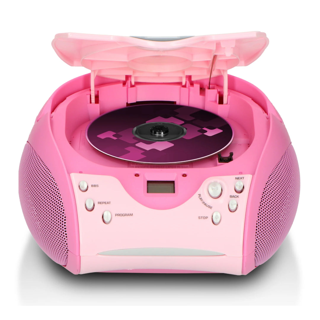 Lenco CD Player with FM Radio - Pink | SCD-24PINK